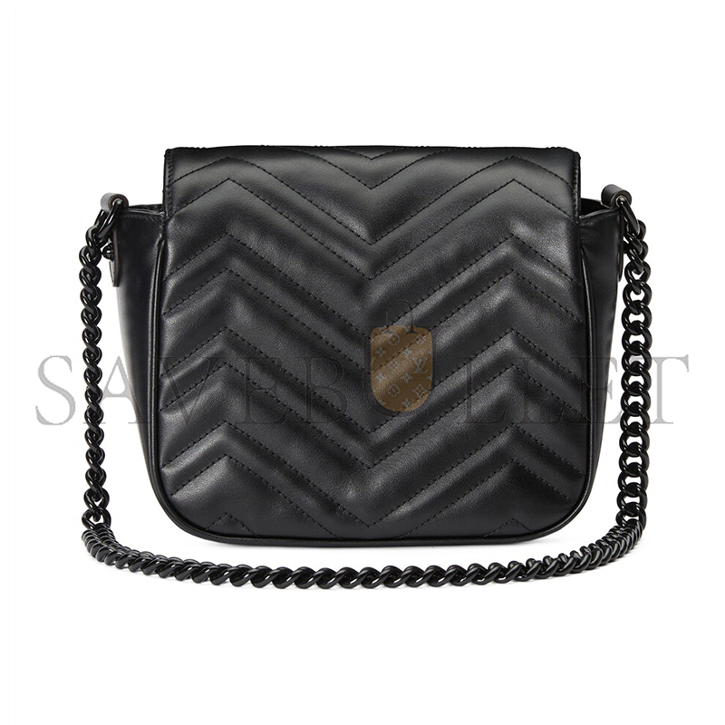 GUCCI GG MARMONT MATELASSÉ SHOULDER BAG 739681 (18*15*8cm)